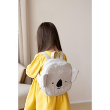 İrya Tiny Koala Organik Pamuk Müslin Çocuk Çantası Gri