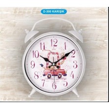 Beyaz Dekoratif Masa Saati, Şık ve Kullanışlı Ev Dekoru Için Ideal Seçenek