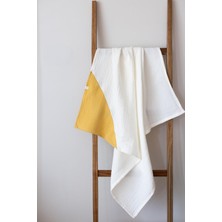 Irya İrya Joy Of Colors Organik Pamuk 4 Katlı Müslin Örtü 100X100 Sarı