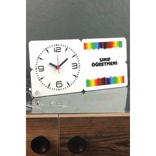 Ahşap Masa Saati, Sınıf Öğretmenleri Için Şık ve Kullanışlı Tasarım