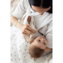 Irya İrya Birdie Organik Pamuk Müslin 4 Katlı Emzirme Örtüsü Beyaz