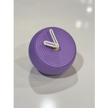 Çok Renkli Daire Tasarımlı Masa Üstü Saat, Şık ve Renkli Dekoratif Saat