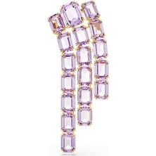 5705756 Swarovski Brosh Millenia Brooch, Octagon Cut, Purple, Gold-Tone Plated