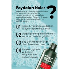 Green Label Ginseng Ve Nane Özlü Parabensiz Tuzsuz Kepek Karşıtı Bakım Ve Onarım Şampuanı 400ml