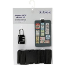 Travel Soft VISA TRAVEL KIT 5FX Siyah Unisex Valiz