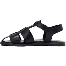 Sole Sisters Laayoune Düz Sandalet - Siyah