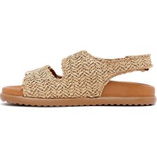 Sole Sisters Nouvella Düz Sandalet - Taba