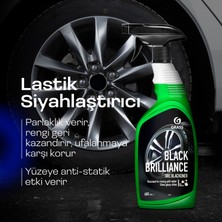 Grass Black Shine Lastik Parlatıcı Sprey 600 ml Otomobil, Motosiklet ve Suv Lastikleri Için Profesyonel Siyahlaştırıcı