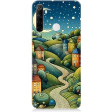 Realme 6i Uyumlu Yıldızlı Tepede Masal  Desenli Silikon Kılıf