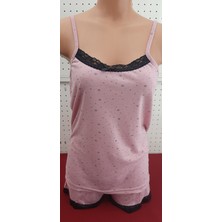 City Love Kadın Ince Askılı Şortlu Pijama Takımı
