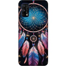 Realme 7 Pro Uyumlu Rüyalara Açılan Ağ  Desenli Silikon Kılıf