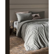 Madame Coco Maena Çift Kişilik %100 Pamuk Baskılı Parça Boya Nevresim Takımı - Haki