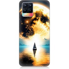 Realme 8 Uyumlu Güneşin Ardında Umut  Desenli Silikon Kılıf
