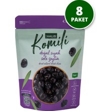 Komili Doğal Siyah Sele Zeytin 8 x 170g