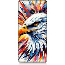 Realme 11 Pro Plus Uyumlu Renkli Kartal Sıçrayışı  Desenli Silikon Kılıf