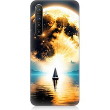 Realme Xt Uyumlu Güneşin Ardında Umut  Desenli Silikon Kılıf