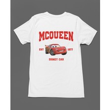 Bumeta Mcqueen Arabalar Cars Şimşek Mcqeen Unisex Tişört T-Shirt