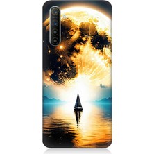 Realme X2 Uyumlu Güneşin Ardında Umut  Desenli Silikon Kılıf