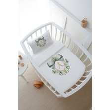 Tuğba Kuğu Pike Takımı - Green Royal Series - A Harfi 60 x 100 cm