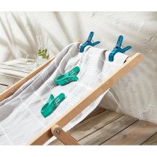 Serenity Haven 4 Adet Renkli Havlu Mandalı, Mavi ve Turkuaz Renk Seçenekleriyle Kullanıma Hazır