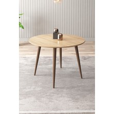 Adel Serisi 90X90 Atlantik Çam Mdf Mutfak Masa Takımı 4 Adet Sandalye