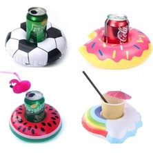 4'lü Şişme Bardak Tutucu Havuz ve Deniz Için, Eğlenceyi Artıran Set