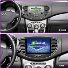 Hyundai I10 2010-2013 Multimedya Carplay Ekran Seti 4 GB Ram 64 Hafızalı