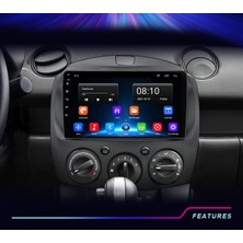 Mazda 2 2004-2007 Multimedya Carplay Ekran Seti 4 GB Ram 64 Hafızalı