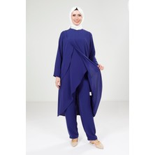 Beyza Lacivert Tunik Pantolon Takım 9372
