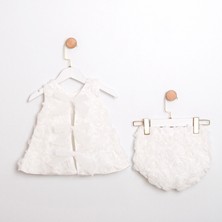 Gül Detaylı Kız Bebek Takım