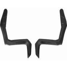 Gp Kompozit Honda Adv 350 2023-2025 Uyumlu Üst Bacak Koruma Siyah