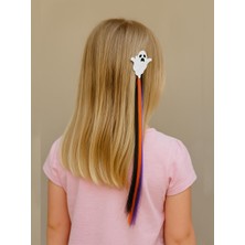 Takma Saç Hayalet Figürlü Tokalı Renkli Saçlı Postiş