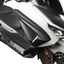 Gp Kompozit Honda Forza 250 2023-2025 Uyumlu Üst Bacak Koruma Siyah