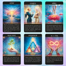 Para ve Kariyer Kehanet Destesi / 90 Adet Açıklamalı ve Anahtar Kelimeli Kehanet Tarot Kartı