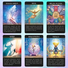 Para ve Kariyer Kehanet Destesi / 90 Adet Açıklamalı ve Anahtar Kelimeli Kehanet Tarot Kartı