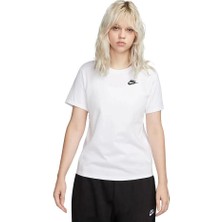 Nike DX7902 100 Nsw Clup Ss Tee Kadın T-Shirt