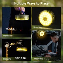 Farissu 8 Fonksiyonlu 10 Metre Rgb LED Kamp Lambası | Powerbank Özellikli, Type-C Şarjlı, Taşınabilir Işık Zinciri