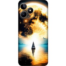 Realme C53 Uyumlu Güneşin Ardında Umut  Desenli Silikon Kılıf