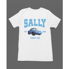 Bumeta Sally Arabalar Cars Şimşek Mcqeen Unisex Tişört T-Shirt