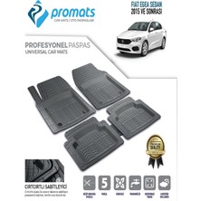 Fiat Egea Sedan 2015 ve Sonrası 4d Oto Paspas Profesyonel Siyah