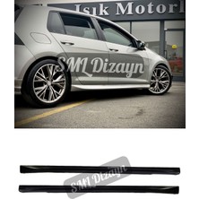 Volkswagen Golf 7-7.5 Aero Yan Marşpiyel 2012-2020 Plastik Boyasız Golf Yan-Marşbiyel-Ek
