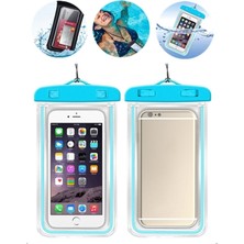 Serenity Haven Mavi Su Geçirmez Telefon Kılıfı, Sualtı Koruyucu, Dayanıklı ve Şık Tasarım