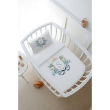 Tuğba Kuğu Pike Takımı - Blue Royal Series - S Harfi 60 x 100 cm