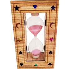 Ahşap Işıklı Kum Saati