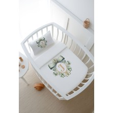 Tuğba Kuğu Pike Takımı - Green Royal Series - J Harfi 80 x 120 cm