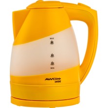 Awox Orbit Gizli Rezistanslı Kettle Sarı
