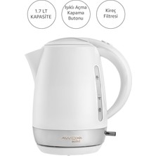 Awox Solid Gizli Rezistans Su Isıtıcı Kettle Beyaz