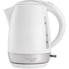 Awox Solid Gizli Rezistans Su Isıtıcı Kettle Beyaz