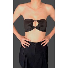 Buvıa Multiway Black – Bağlamalı Çok Yönlü Bikini Üstü
