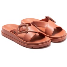 Zaxy Match Kadın Terlik Koyu Pudra 35/40